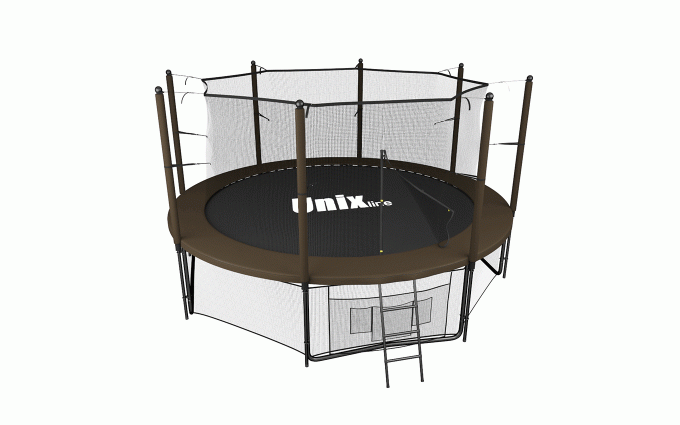 Батут UNIX line 12 ft Black&Brown (inside) Батут UNIX line 12 ft Black&Brown (inside)