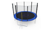 Батут с сеткой DFC PELPO 12ft с лестницей, BLUE Батут с сеткой DFC PELPO 12ft с лестницей, BLUE