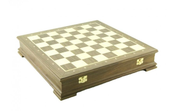 Шахматный ларец Стаунтон Орех, 45мм Шахматный ларец Стаунтон Орех, 45мм